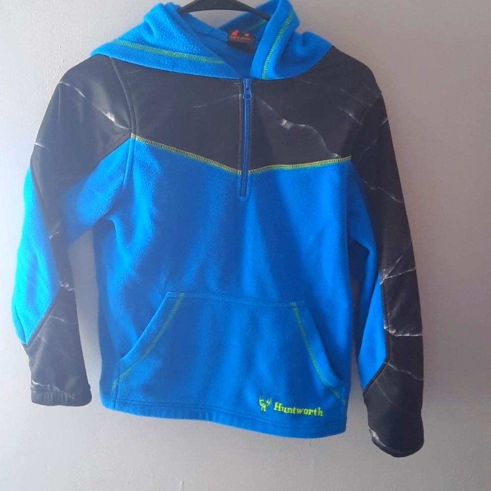 Boys pull over fleece hoodie